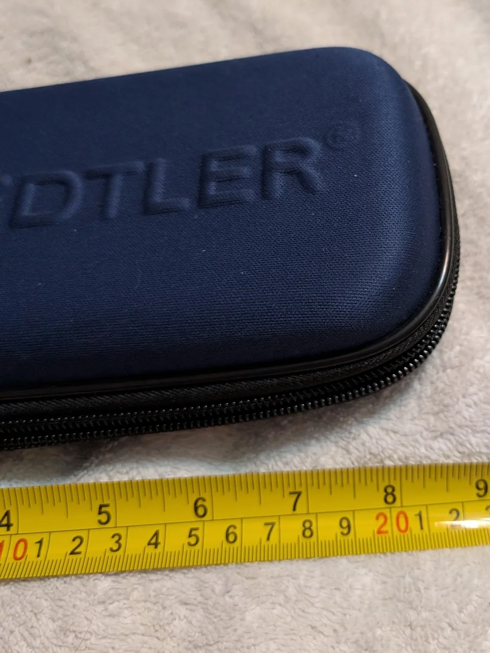 STAEDTLER Navy Blue Pencil Case - Slim Zip Pouch